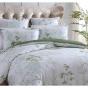 Private Collection Flinders Sage Printed Cotton Sateen European Pillowcase 65x65cm | Sage